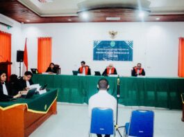 Jaksa Kejari Sorong Hadiri Sidang Keliling di Raja Ampat, Tangani Tiga Perkara Pidana