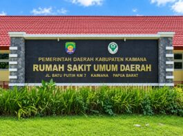 RSUD Kaimana-Dinkes PB Klarifikasi Kronologi Pasien Rujukan Papua Barat Sehat, Keberangkatan Batal karena Pertimbangan Medis Gedung RSUD Kaimana