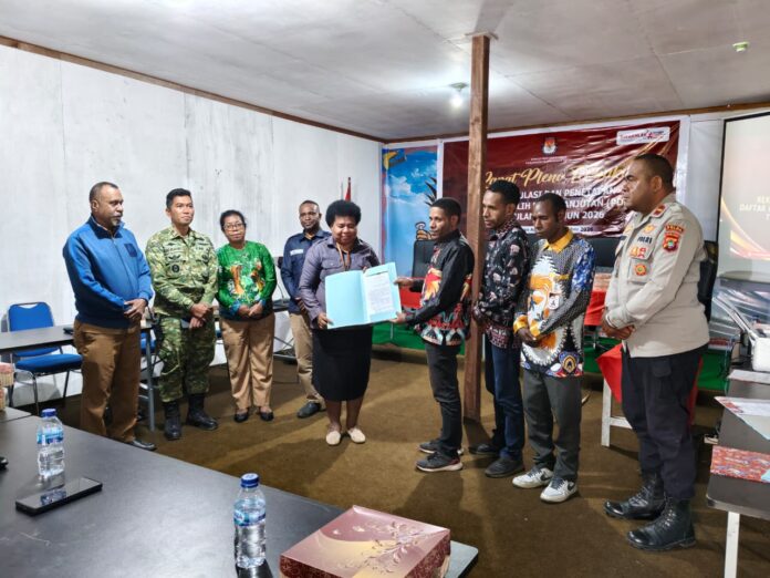 KPU Pegaf Mutakhirkan Data Pemilih, 651 Pemilih Baru Masuk Daftar