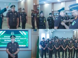 Eko Nuryanto Dilantik Jadi Kasi Intelijen Kejari Sorong, Kajari: Jadi Mata dan Telinga Pimpinan